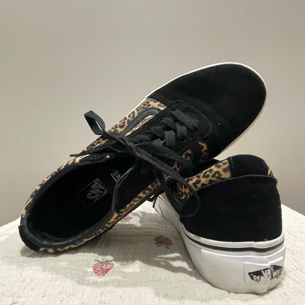 Vans Y2K Old Skool Cheetah Black and Leopard Sneakers